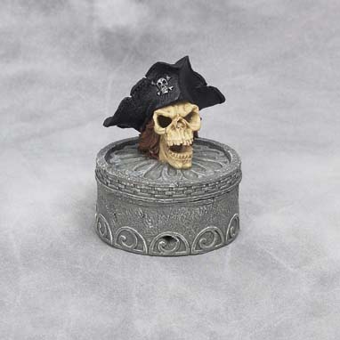Polyresin Pirate Incense Box