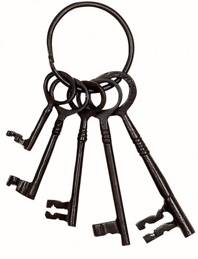Metal Keys on Ring