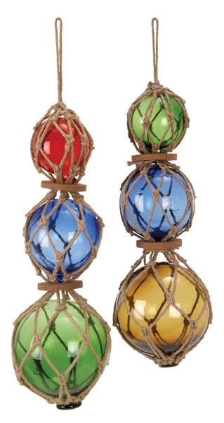 Assorted Triple Glass Floats