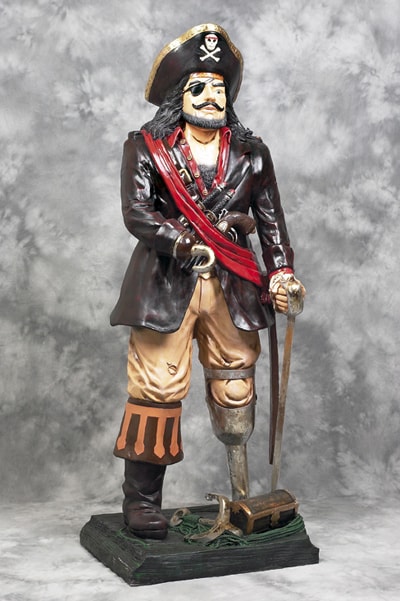 Jumbo Pirate Statue