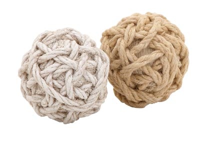 Assorted Rope Wrapped Ball - Globe Imports