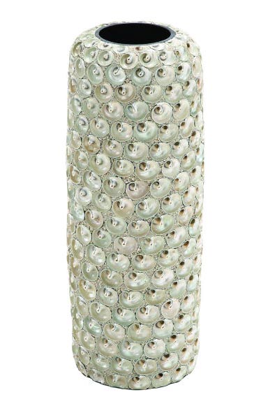 Seashell Covered Vase