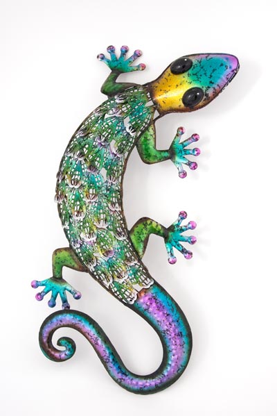 Decorative Metal Wall Lizard