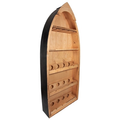 Wooden Boat Shaped Wine Cabinet - Image 2