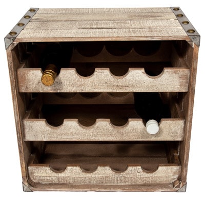 Rustic Wine Rackcrate Rustic Wine Rack - Globe Imports