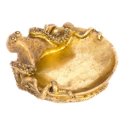 Gold Octopus Dish