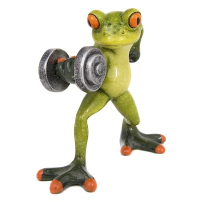Frog Weightlifter