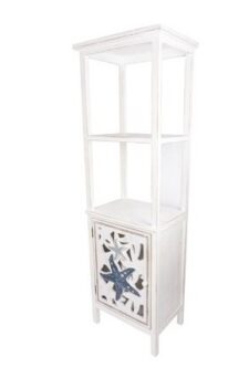67 1/4 Inches High x 21 1/2 Inches Wide x 14 1/2 Inches Deep Starfish Cabinet Shelf