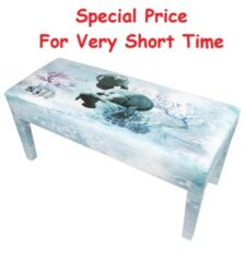39 Inches Wide x 18 Inches High x 16 Inches Deep Manatees Bench