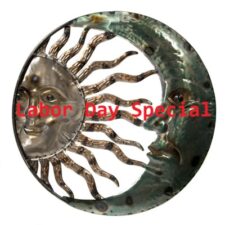 20 Inches Wide Moon and Sun Wall Hanging