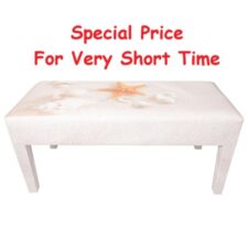 18 Inches High x 39 Inches Wide x 16 Inches Deep Sandy Beach Scene Bench