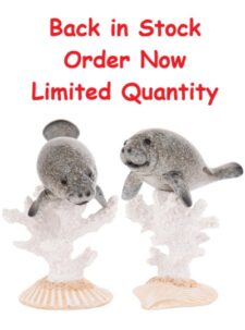 4 1/2 Inches High Assorted Manatee Figurine