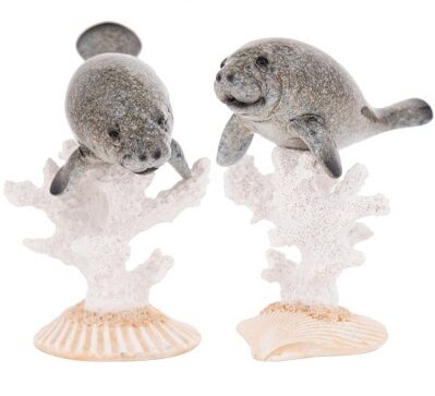 4 1/2 Inches High Assorted Manatee Figurine