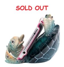 4 1/4 Inches Wide Blue Turtle Cell Phone Holder