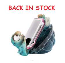 4 1/2 Inches Wide Blue Turtle Cell Phone Stand