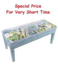18 Inches High x 39 Inches Wide x 16 Inches Deep Herons Bench