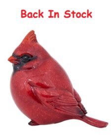 4 Inches High Red Cardinal Bird Figurine
