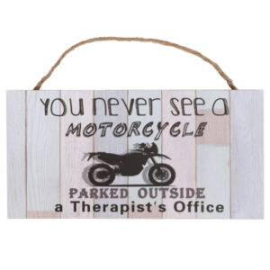 Motorcycle Therapy Sign