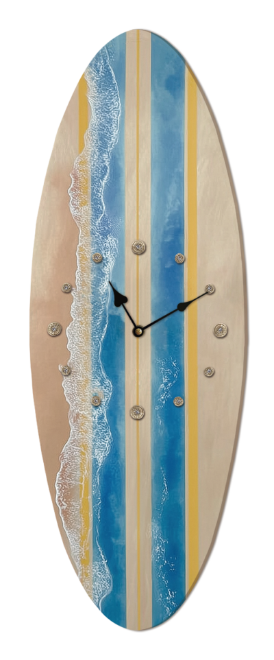 Surfboard W/Clock
