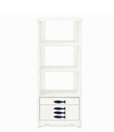 67 Inches High Cabinet with Fish Accents