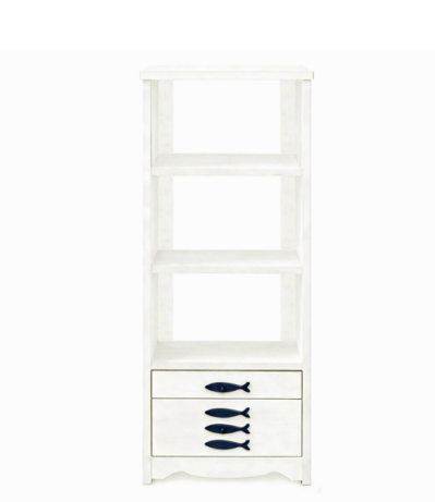 67 Inches High Cabinet with Fish Accents