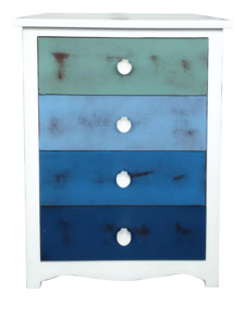 23 1/2 x 15 3/4 x 30 1/2 Inches Chest in Blues