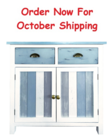 31 1/2 x 15 3/4 x 30 3/4 Inches Rustic Cabinet with Doors