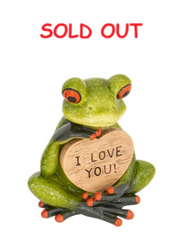 3 1/4 Inches High Assorted Frog With Message