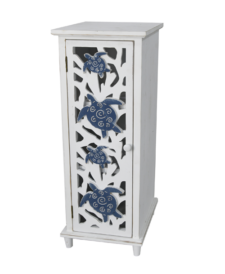 40" High x 15" Wide x 15" Deep Wooden Turtle Cabinet