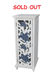 40" High x 15" Wide x 15" Deep Wooden Turtle Cabinet
