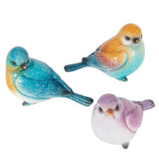 4 Inches Long Assorted Fat Bird Figurine
