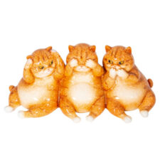 7 Inches Wide Assorted No Evil Cats