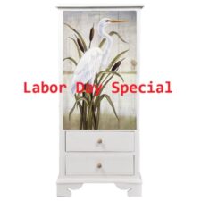 White Heron Tall Cabinet