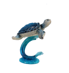 5 1/2 Inches Long Sea Turtle on Wave