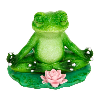3 Inch Wide Mediating Yoga Frog