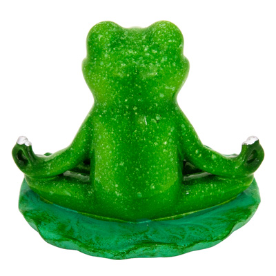 3 Inch Wide Mediating Yoga Frog - Image 2