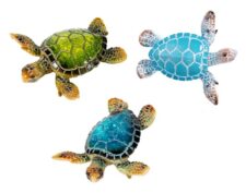 3 1/4 Inches Long Assorted Polystone Turtle