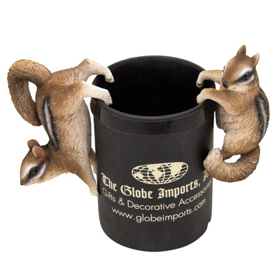 3 1/2 Inches High Decorative Assorted Chipmunk Planter Hanger - Image 4