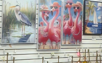 8 High Selling Hand-Embellished Coastal Wall Art Pieces