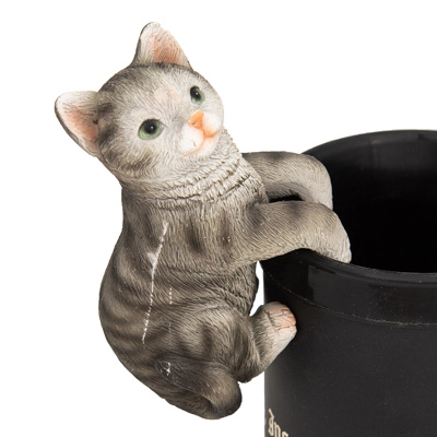 4 Inches High Decorative Assorted Cat Planter Hanger - Image 3