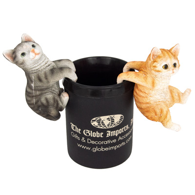 4 Inches High Decorative Assorted Cat Planter Hanger