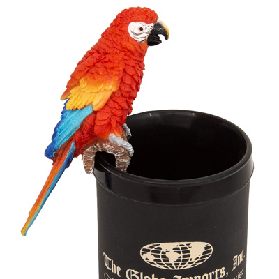 4 3/4 Inch High Decorative Assorted Parrot Planter Hanger - Image 3