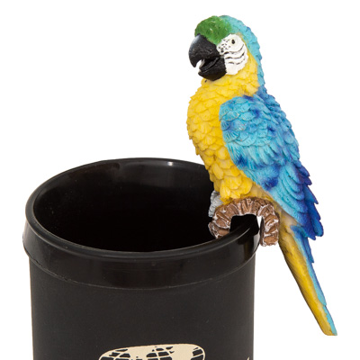 4 3/4 Inch High Decorative Assorted Parrot Planter Hanger - Image 2