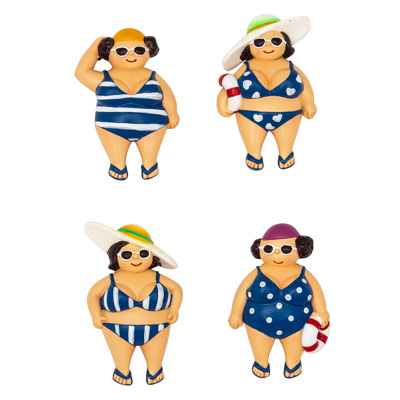 Assorted Bathing Beauty Magnet
